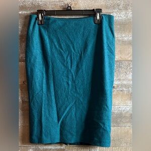 Blue Knee-Length Pencil Skirt for Work
